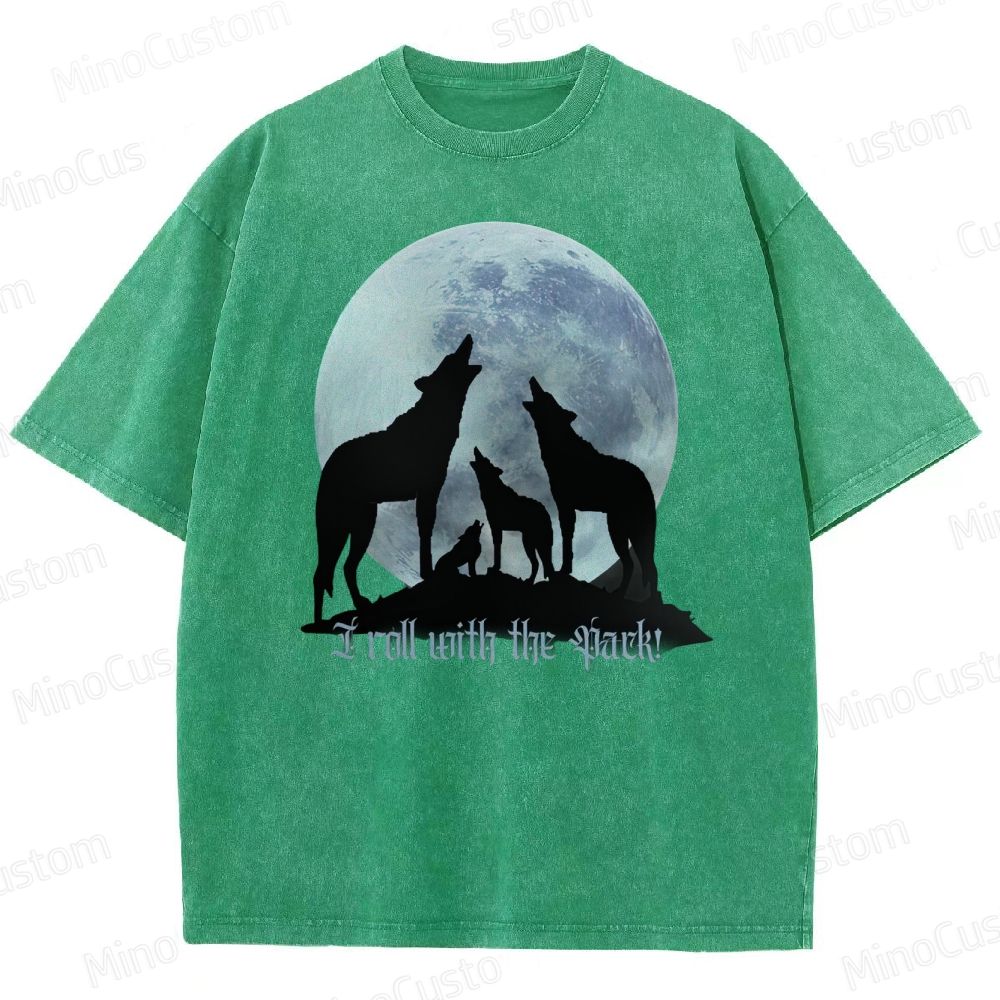 I roll with the Pack! Washed T-Shirt 