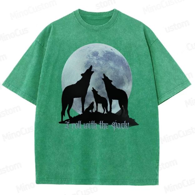 I roll with the Pack! Washed T-Shirt 