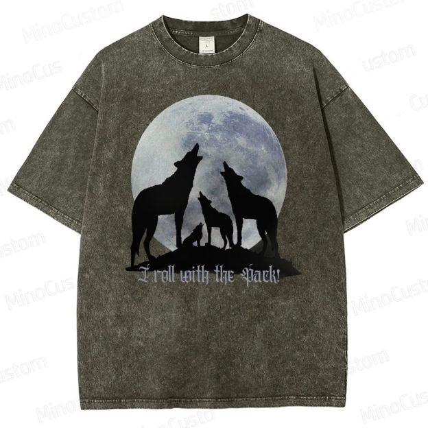 I roll with the Pack! Washed T-Shirt 