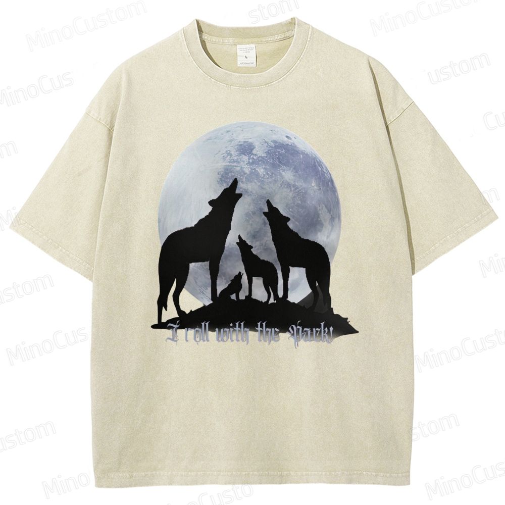 I roll with the Pack! Washed T-Shirt 