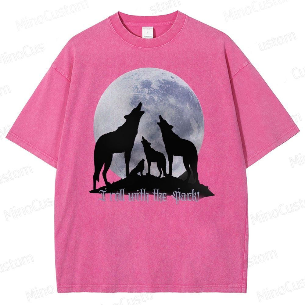 I roll with the Pack! Washed T-Shirt 