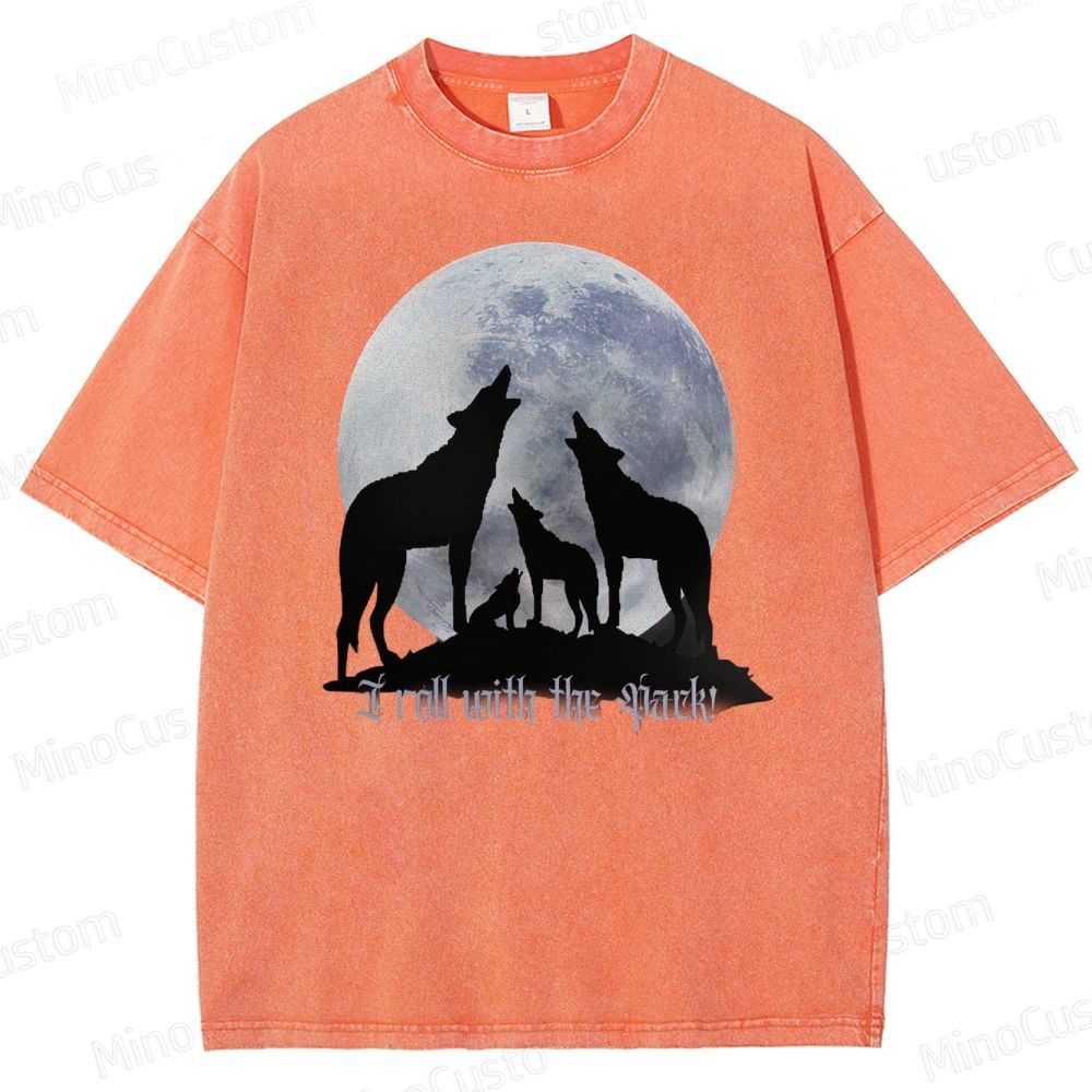 I roll with the Pack! Washed T-Shirt