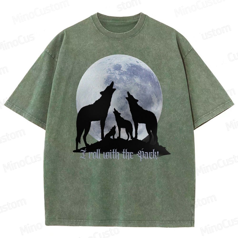 I roll with the Pack! Washed T-Shirt 