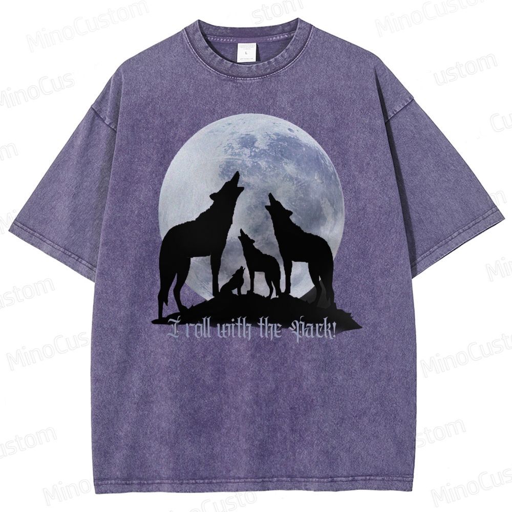 I roll with the Pack! Washed T-Shirt 