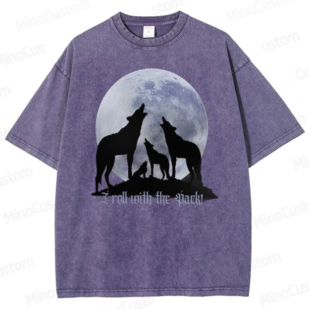 I roll with the Pack! Washed T-Shirt 