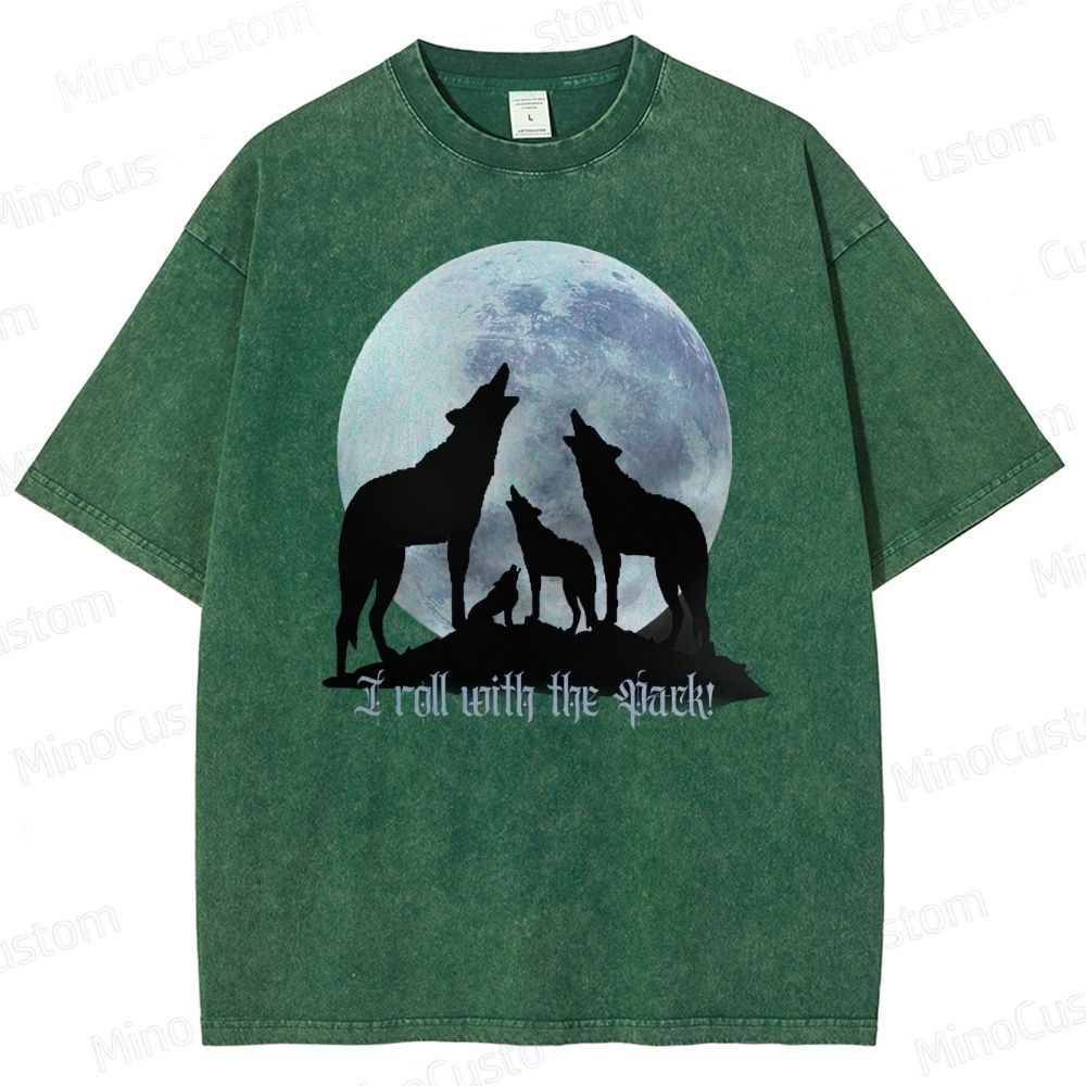 I roll with the Pack! Washed T-Shirt 