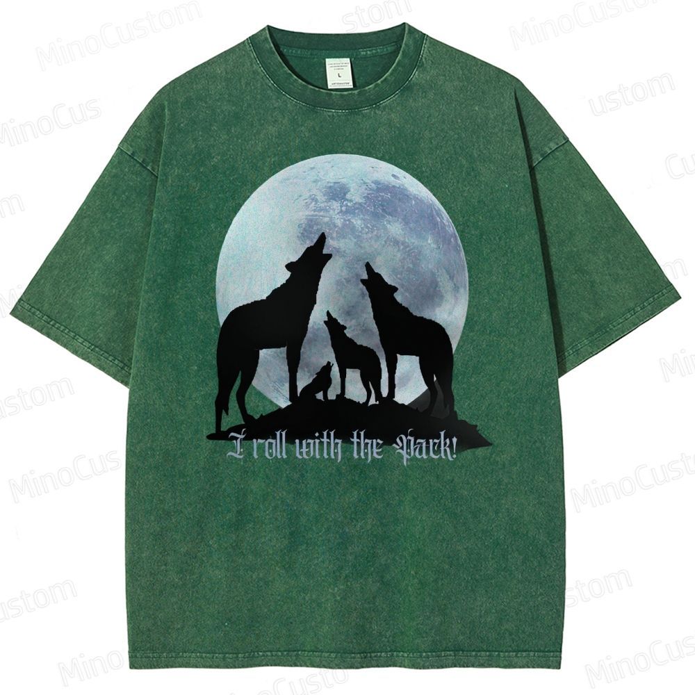 I roll with the Pack! Washed T-Shirt 