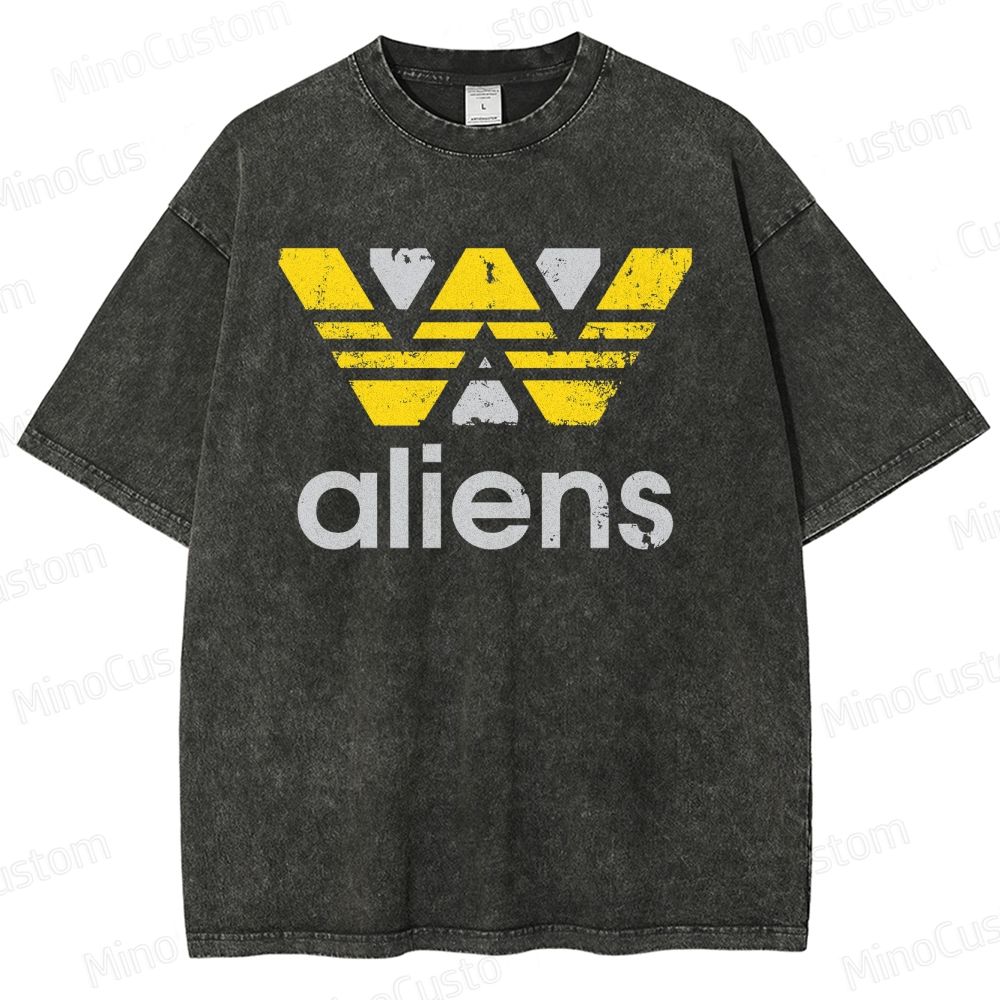 Aliens Washed T-Shirt 