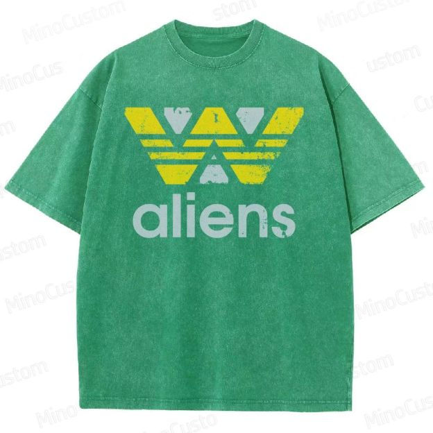 Aliens Washed T-Shirt 