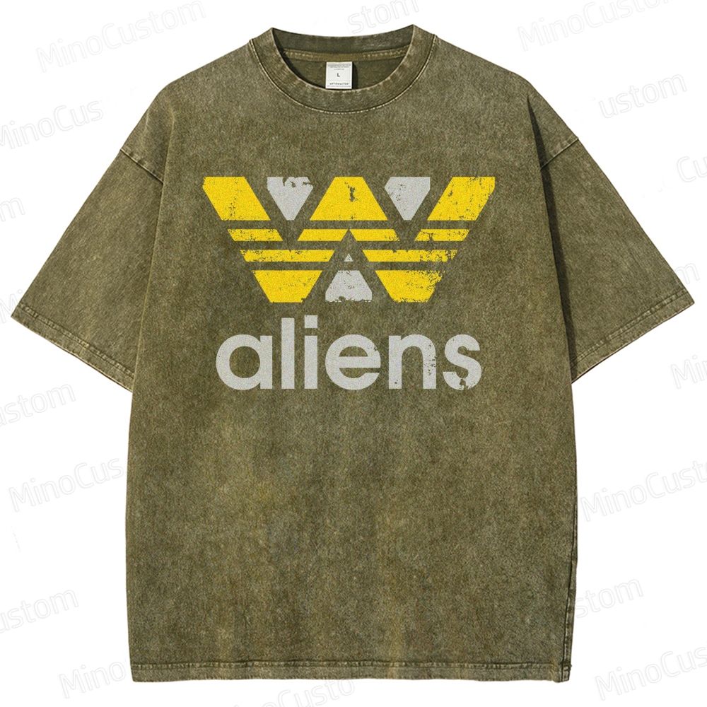 Aliens Washed T-Shirt 
