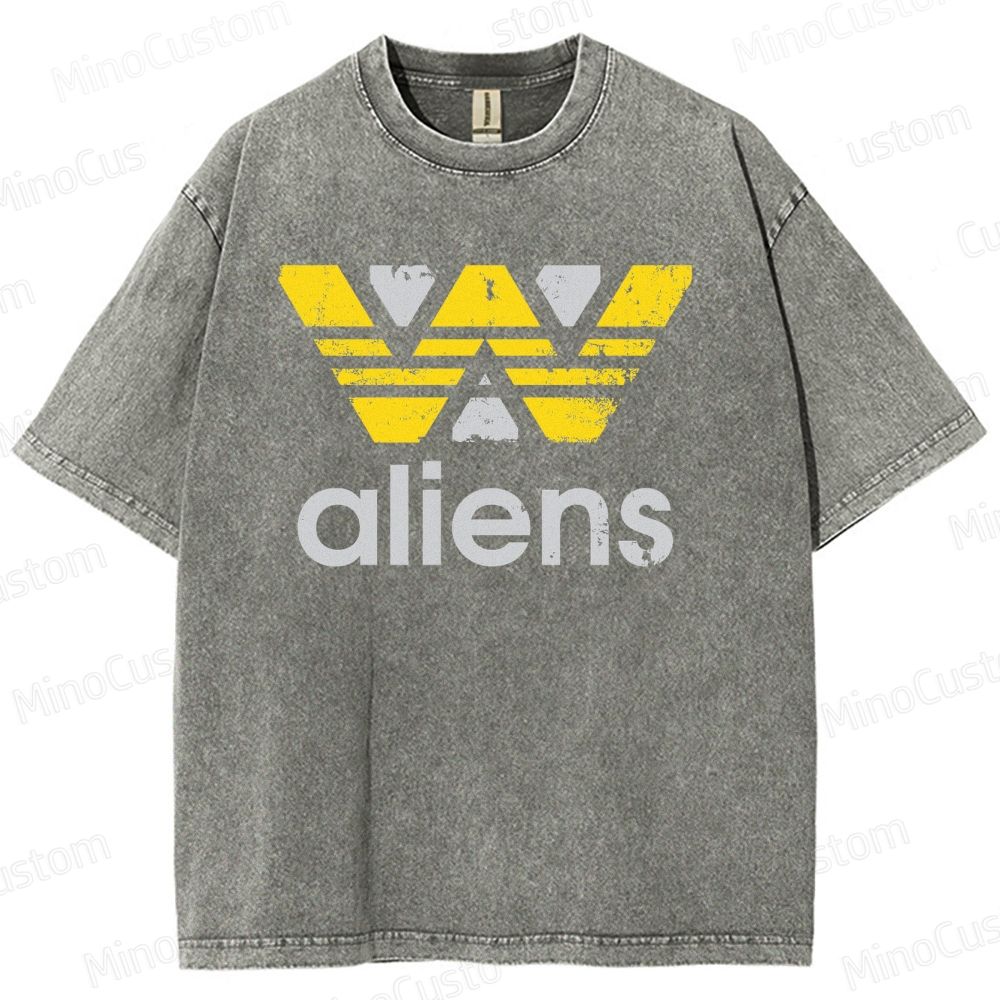 Aliens Washed T-Shirt 