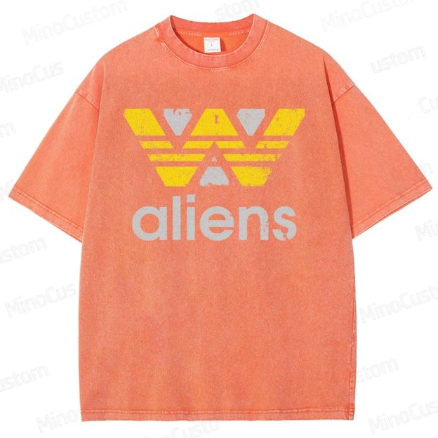 Aliens Washed T-Shirt 