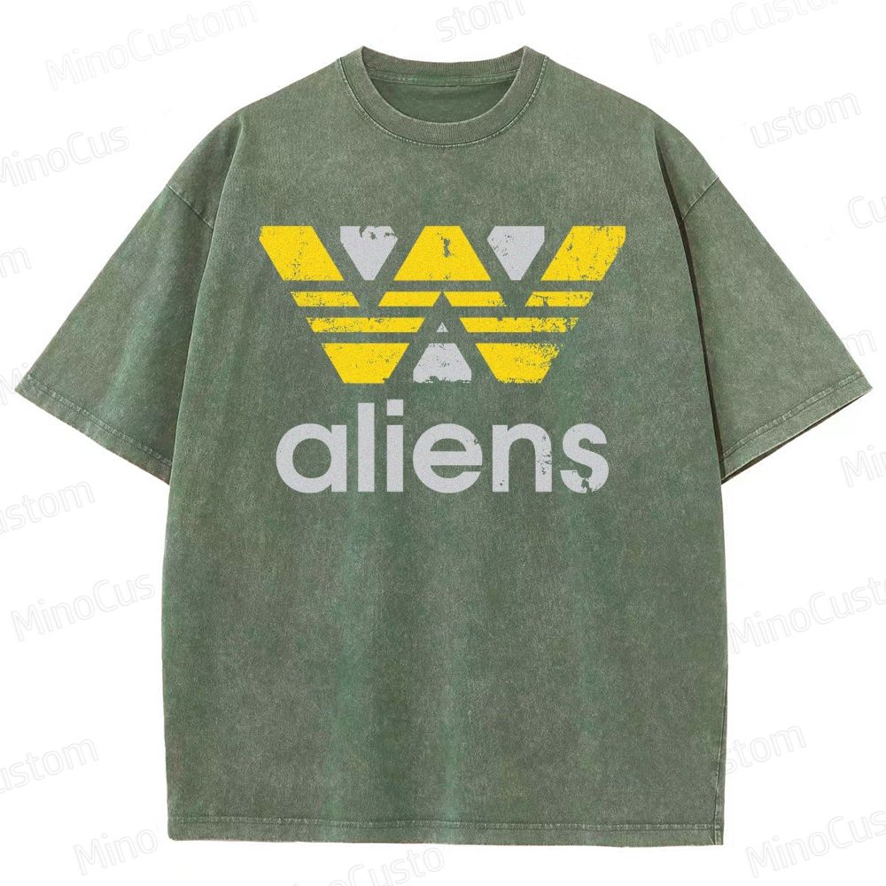 Aliens Washed T-Shirt 