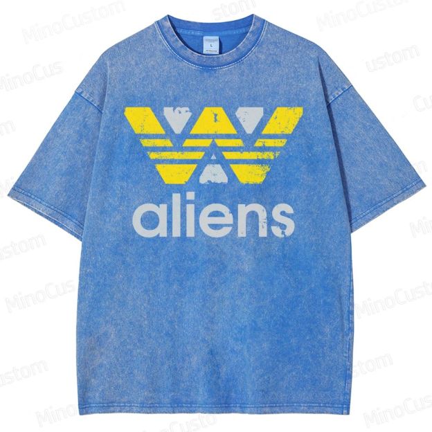 Aliens Washed T-Shirt 