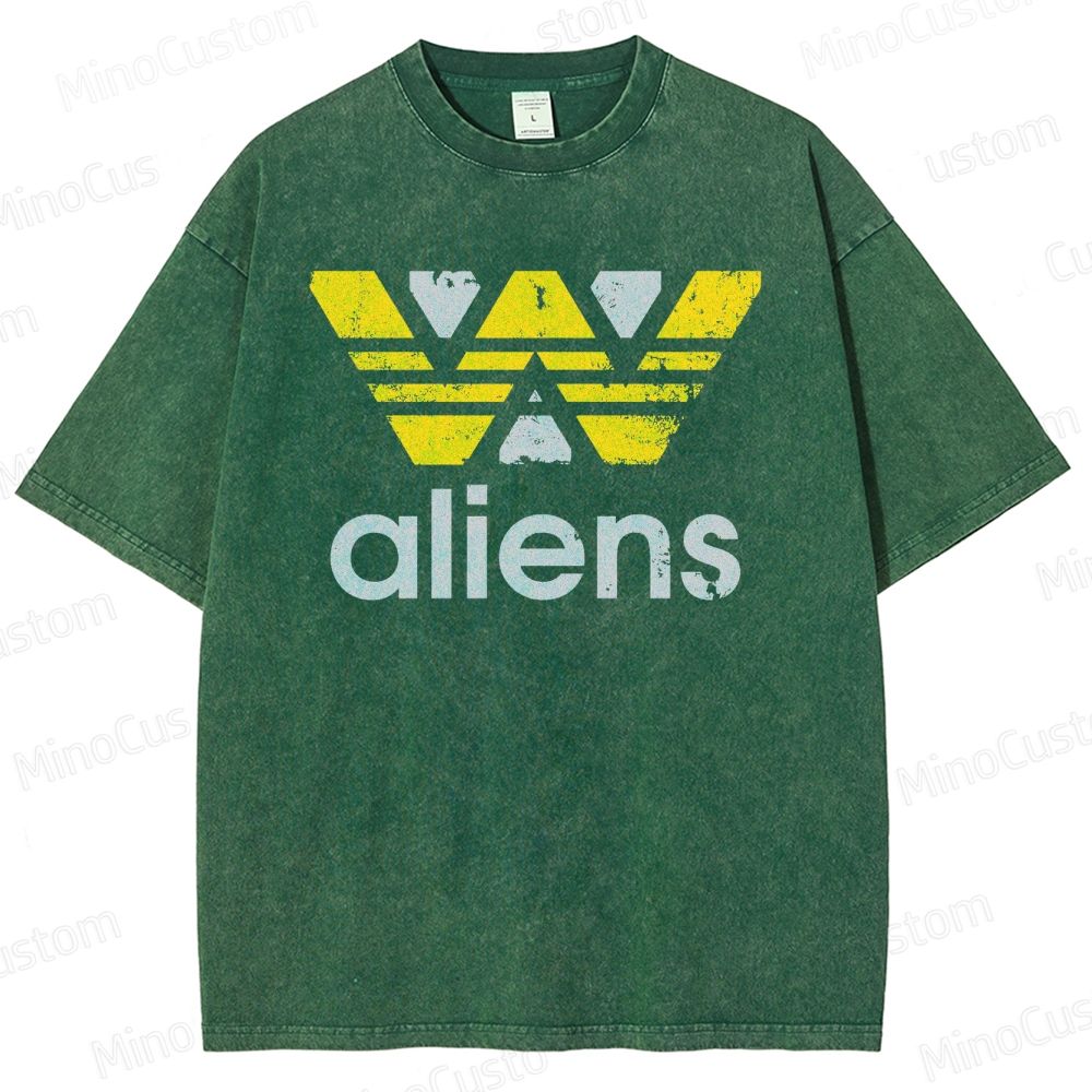 Aliens Washed T-Shirt 