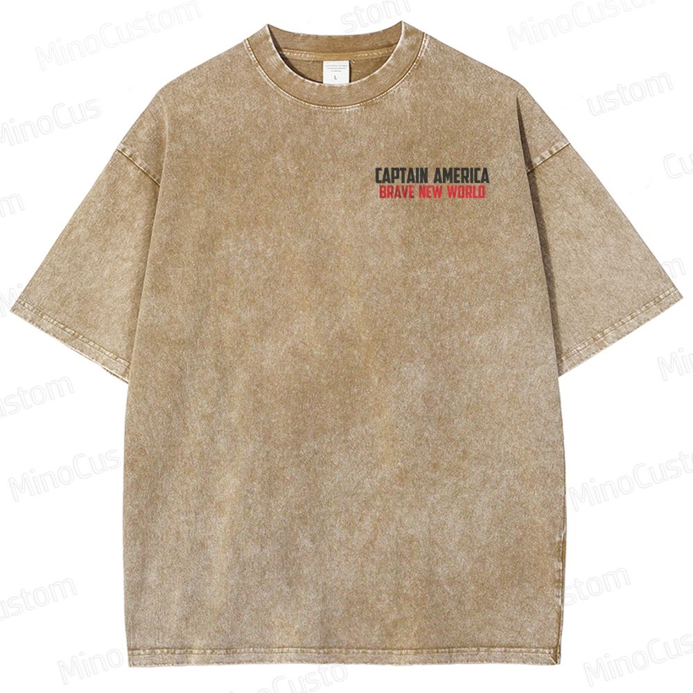 Captain America Washed T-Shirt 