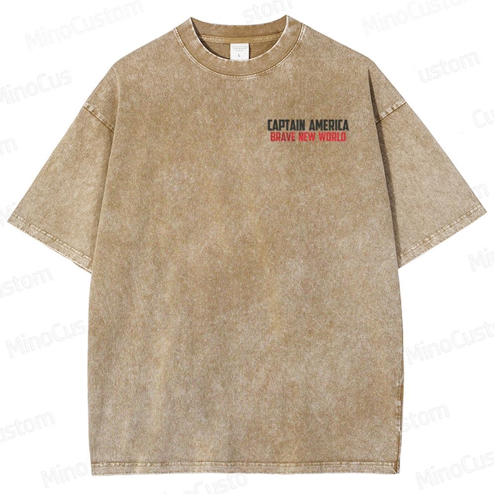 Captain America Washed T-Shirt 