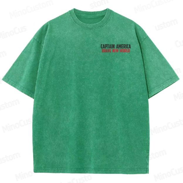 Captain America Washed T-Shirt 