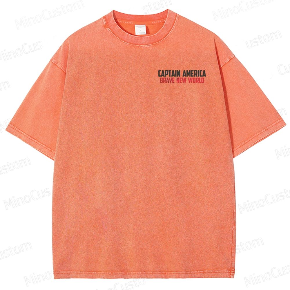 Captain America Washed T-Shirt 