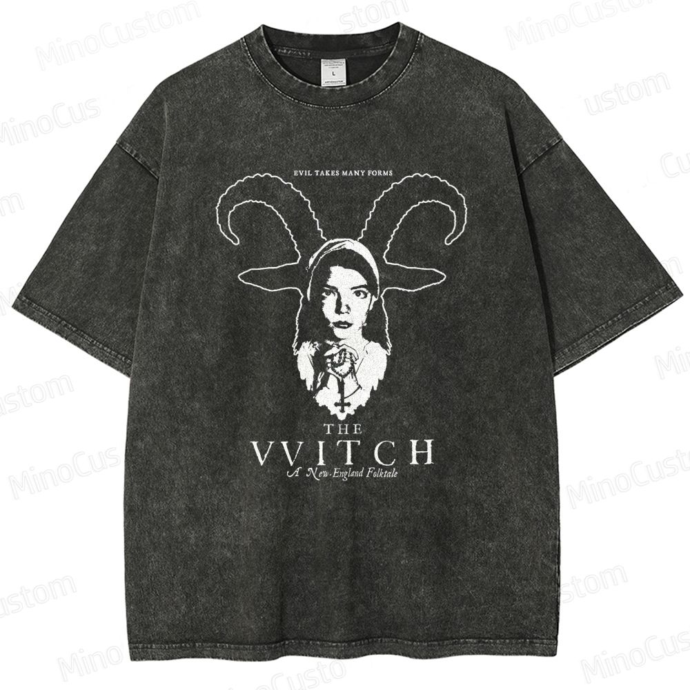 The Witch Vintage Washed Horror Movie T - Shirt