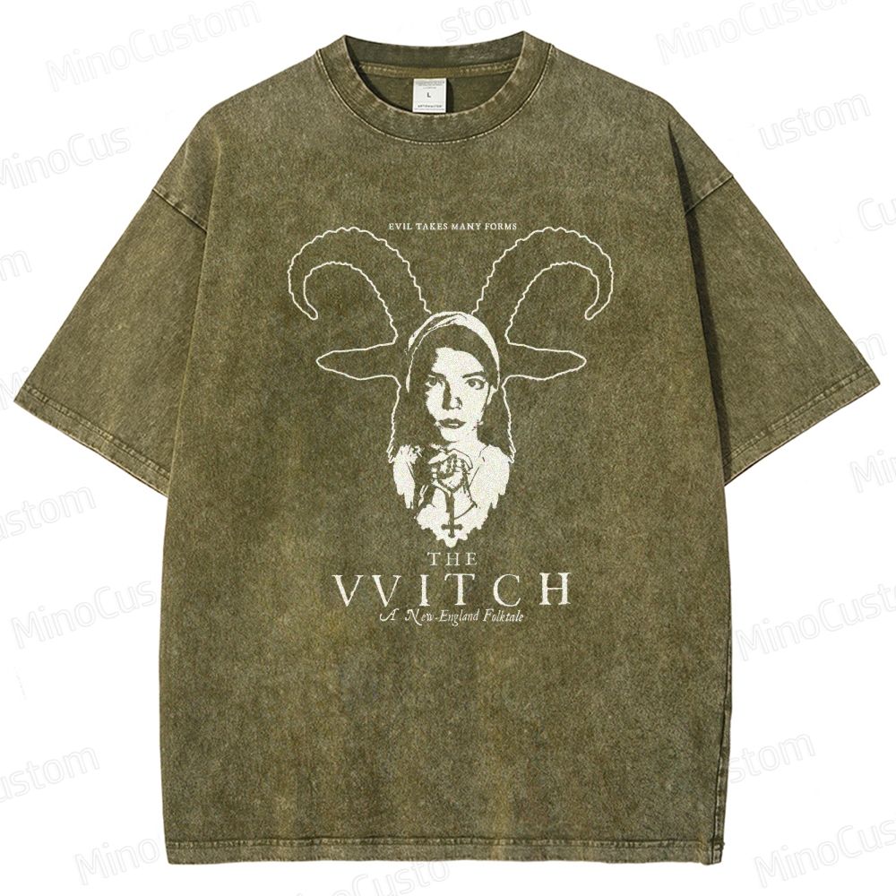 The Witch Vintage Washed Horror Movie T - Shirt
