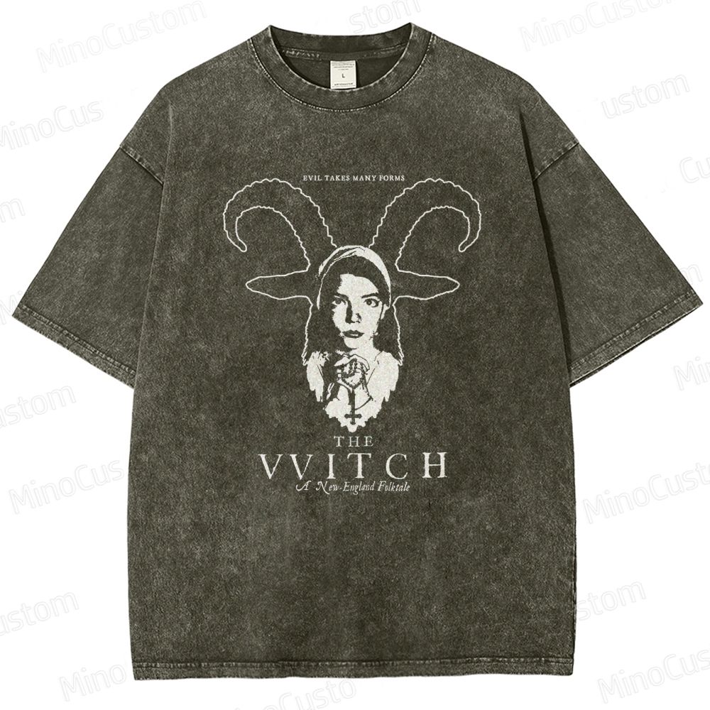 The Witch Vintage Washed Horror Movie T - Shirt