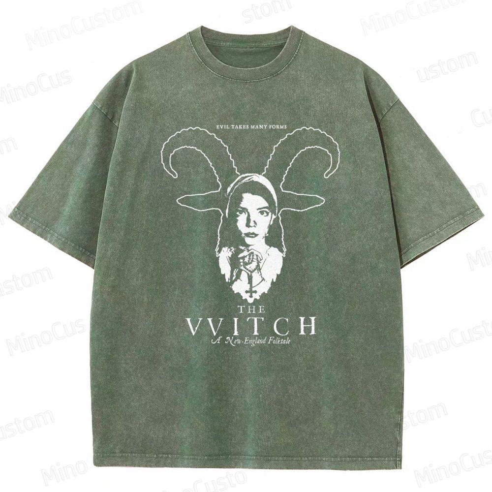 The Witch Vintage Washed Horror Movie T - Shirt