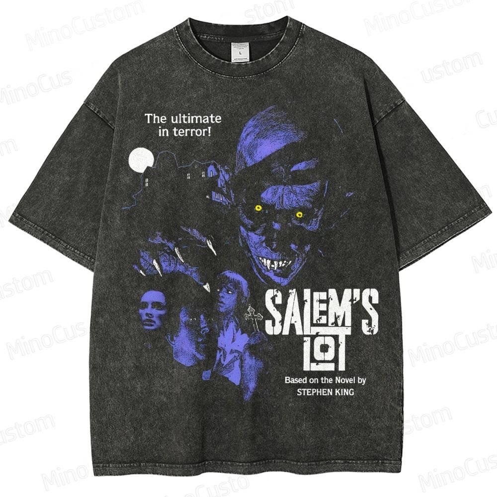 Salem's Lot Vintage Washed Horror Movie T - Shirt