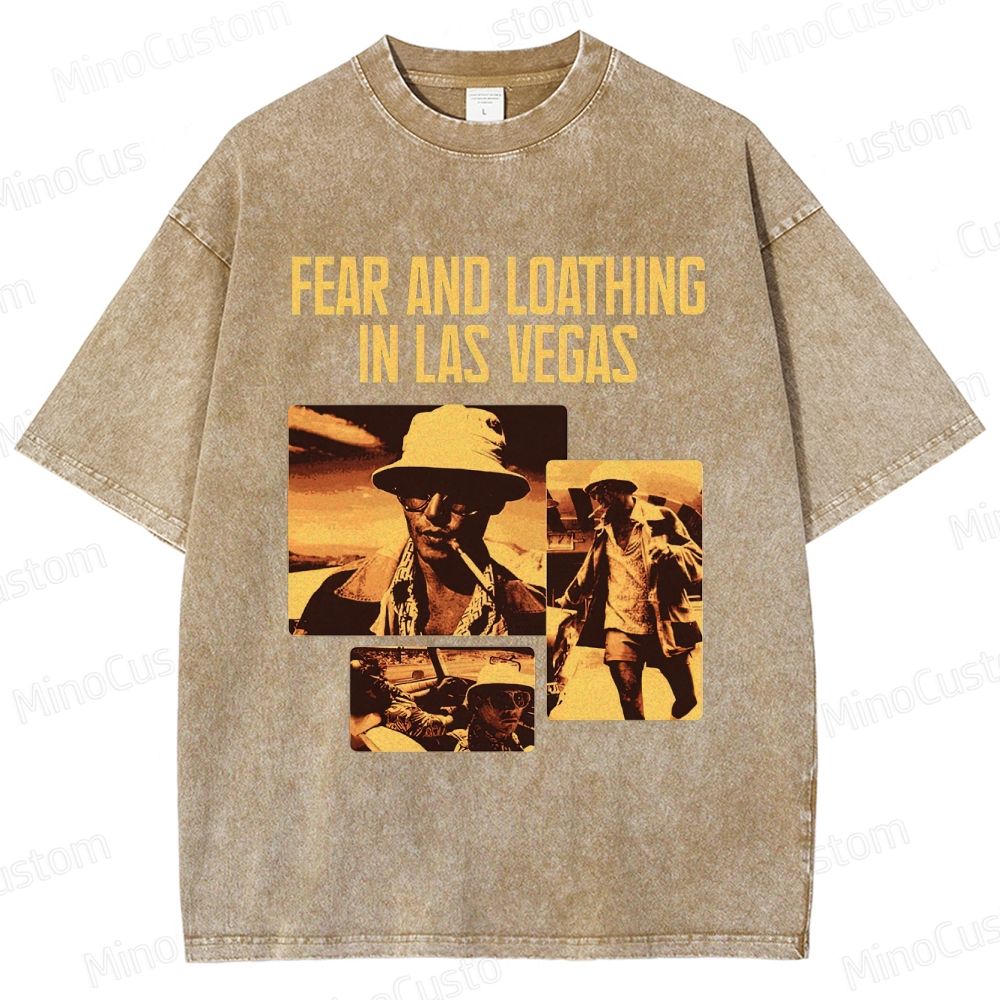 Fear and Loathing in Las Vegas Vintage Washed Movie T - Shirt