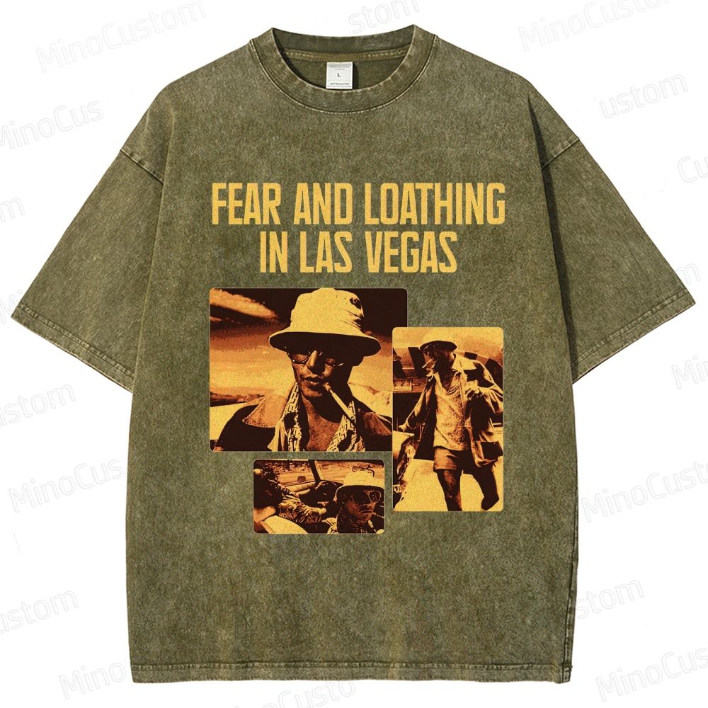 Fear and Loathing in Las Vegas Vintage Washed Movie T - Shirt