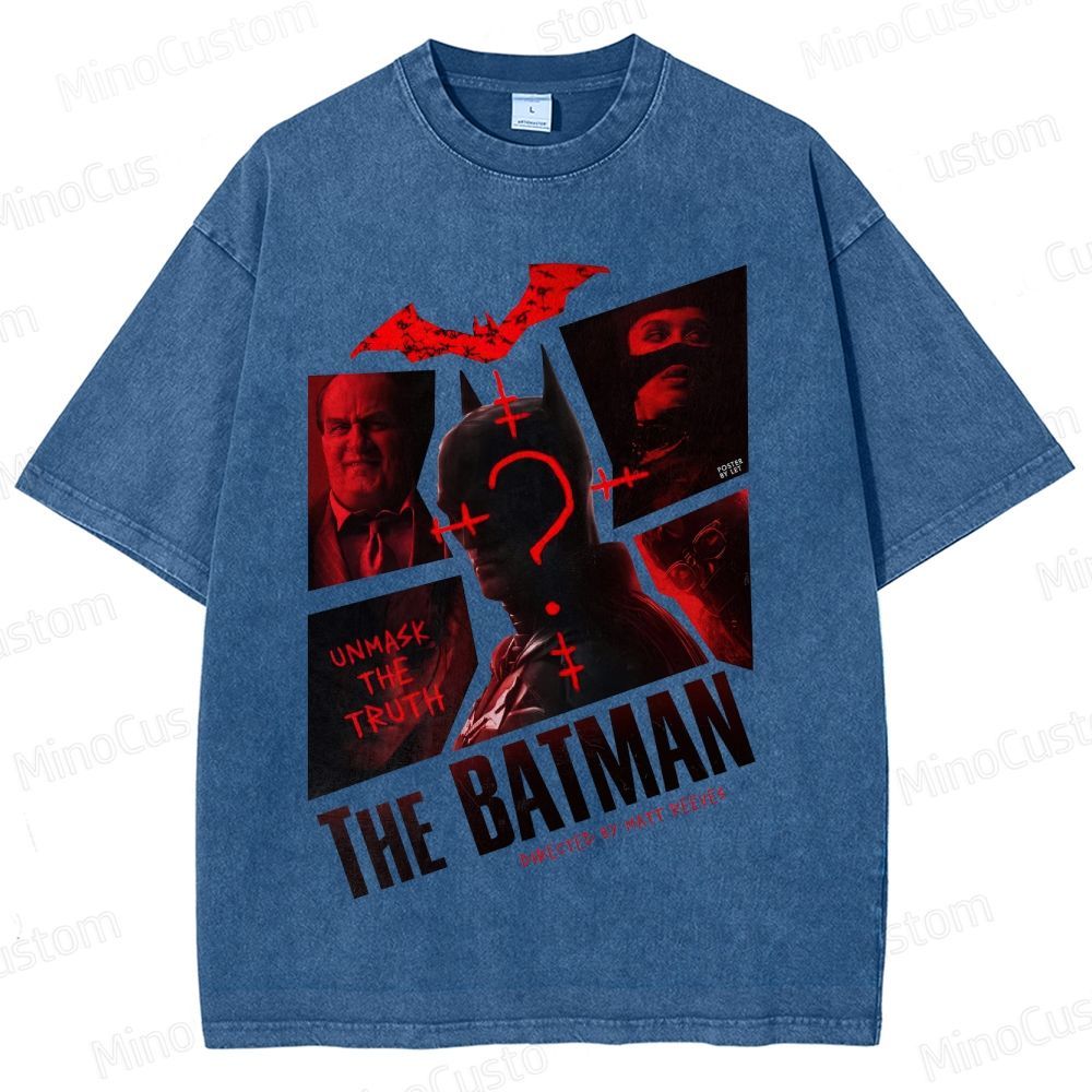 The Batman Vintage Washed Superhero Movie T - Shirt