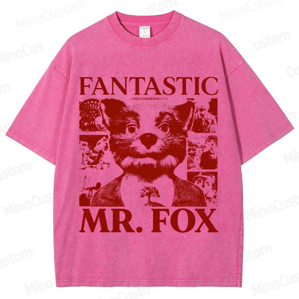 Fantastic Mr. Fox Vintage Washed Animated Movie T - Shirt