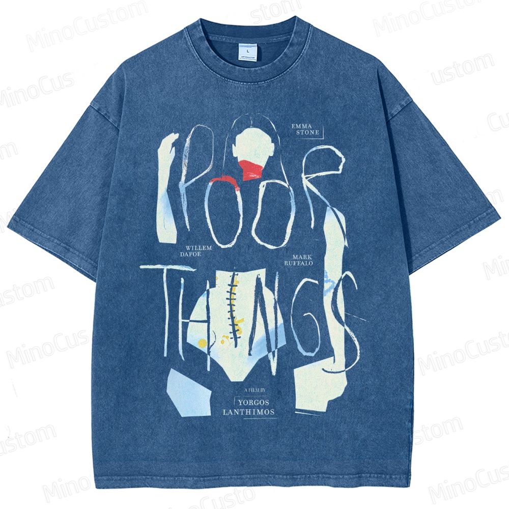 Poor Things Vintage Washed Movie T - Shirt