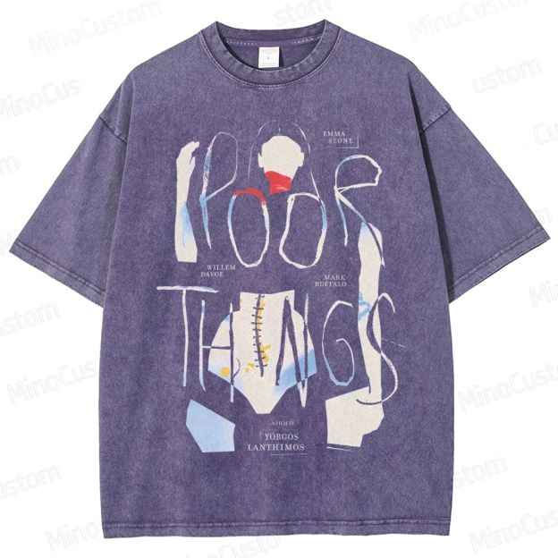 Poor Things Vintage Washed Movie T - Shirt