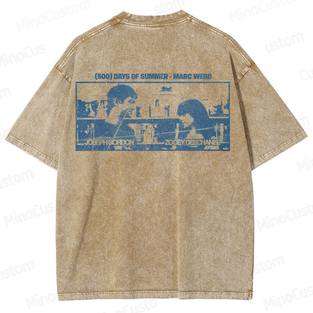 (500) Days of Summer x The Smiths Vintage Washed Movie & Music T - Shirt