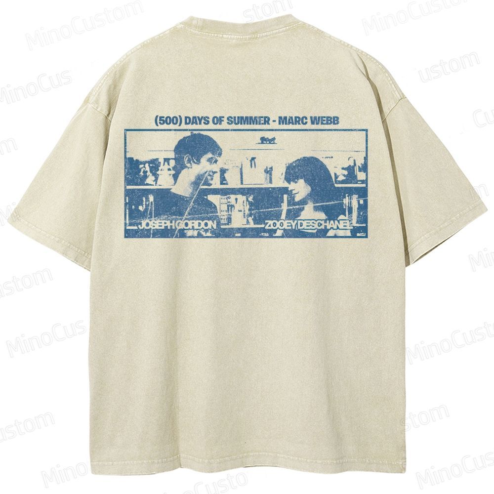 (500) Days of Summer x The Smiths Vintage Washed Movie & Music T - Shirt