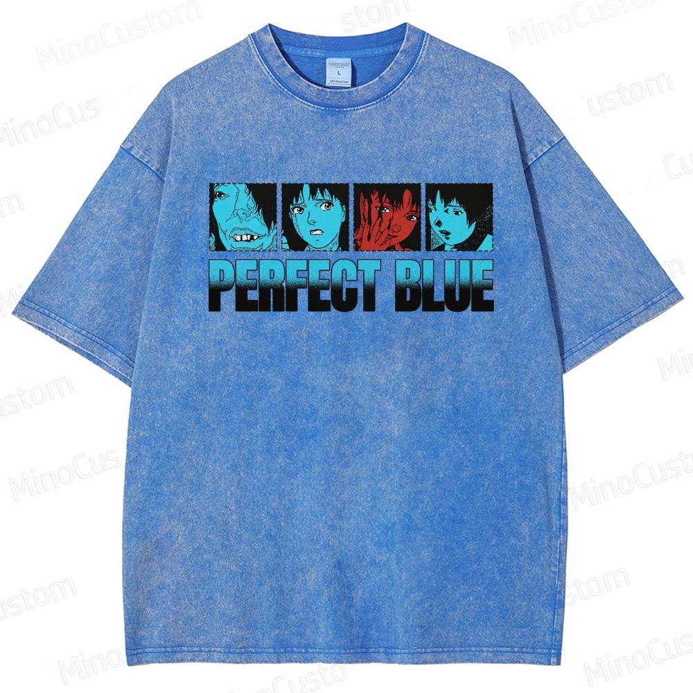 Perfect Blue Vintage Washed Anime Movie T - Shirt