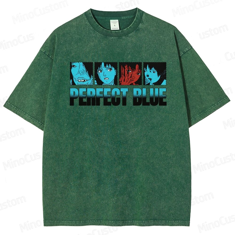 Perfect Blue Vintage Washed Anime Movie T - Shirt