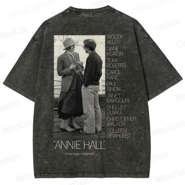 Annie Hall Vintage Movie Poster Washed T-Shirt 