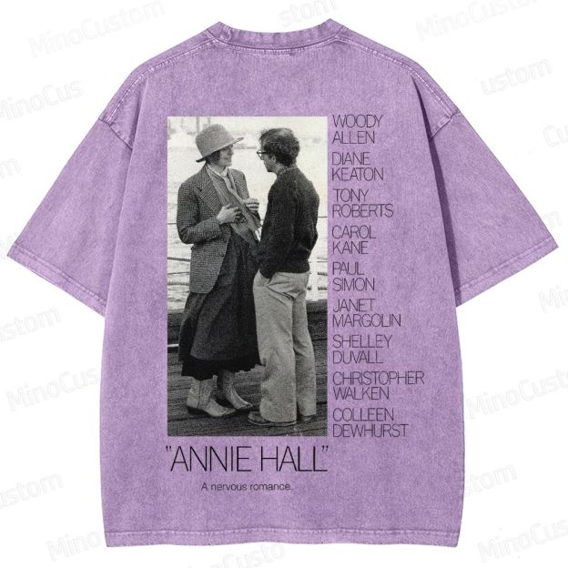 Annie Hall Vintage Movie Poster Washed T-Shirt 