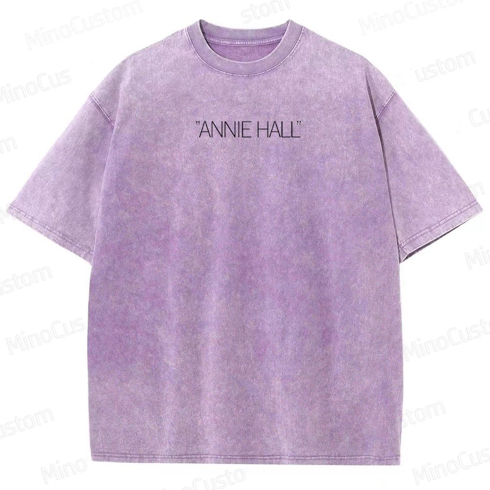 Annie Hall Vintage Movie Poster Washed T-Shirt 