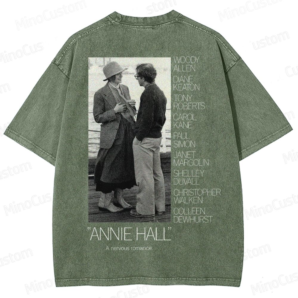 Annie Hall Vintage Movie Poster Washed T-Shirt 