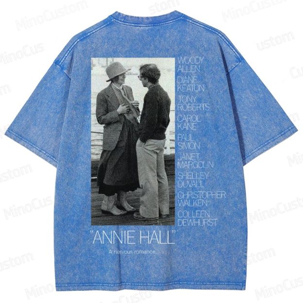 Annie Hall Vintage Movie Poster Washed T-Shirt 