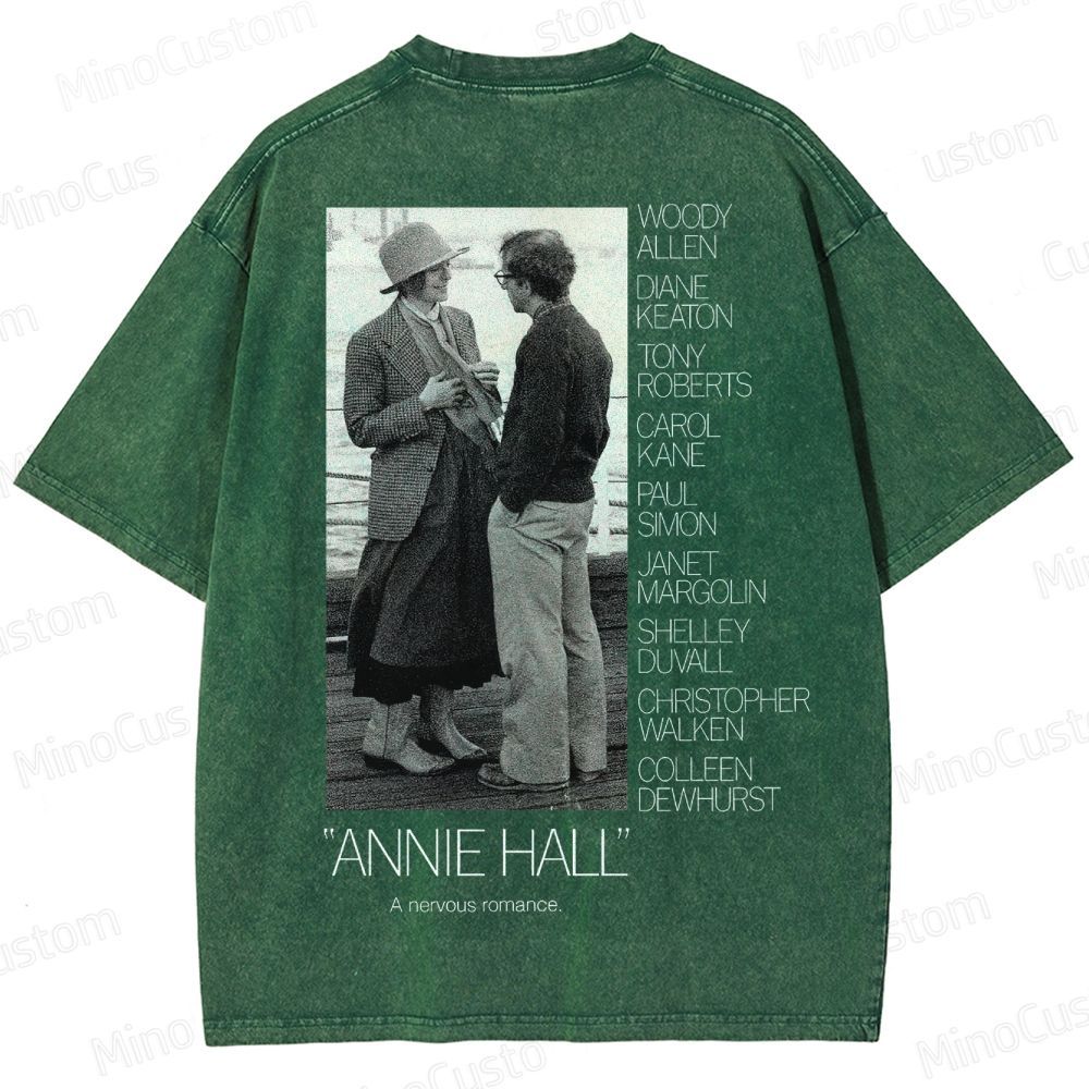 Annie Hall Vintage Movie Poster Washed T-Shirt 