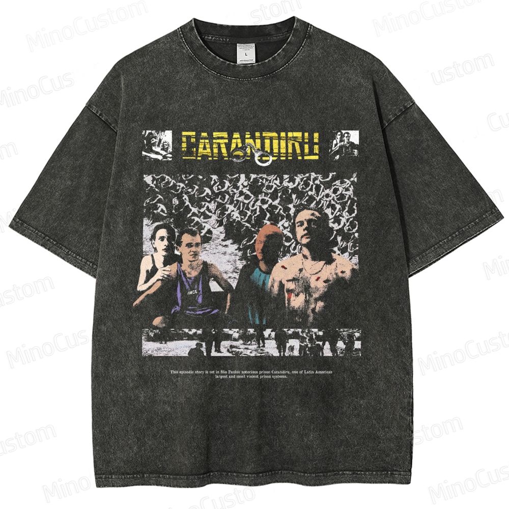 Carandiru Vintage Washed Movie T - Shirt