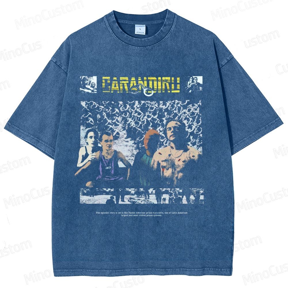 Carandiru Vintage Washed Movie T - Shirt