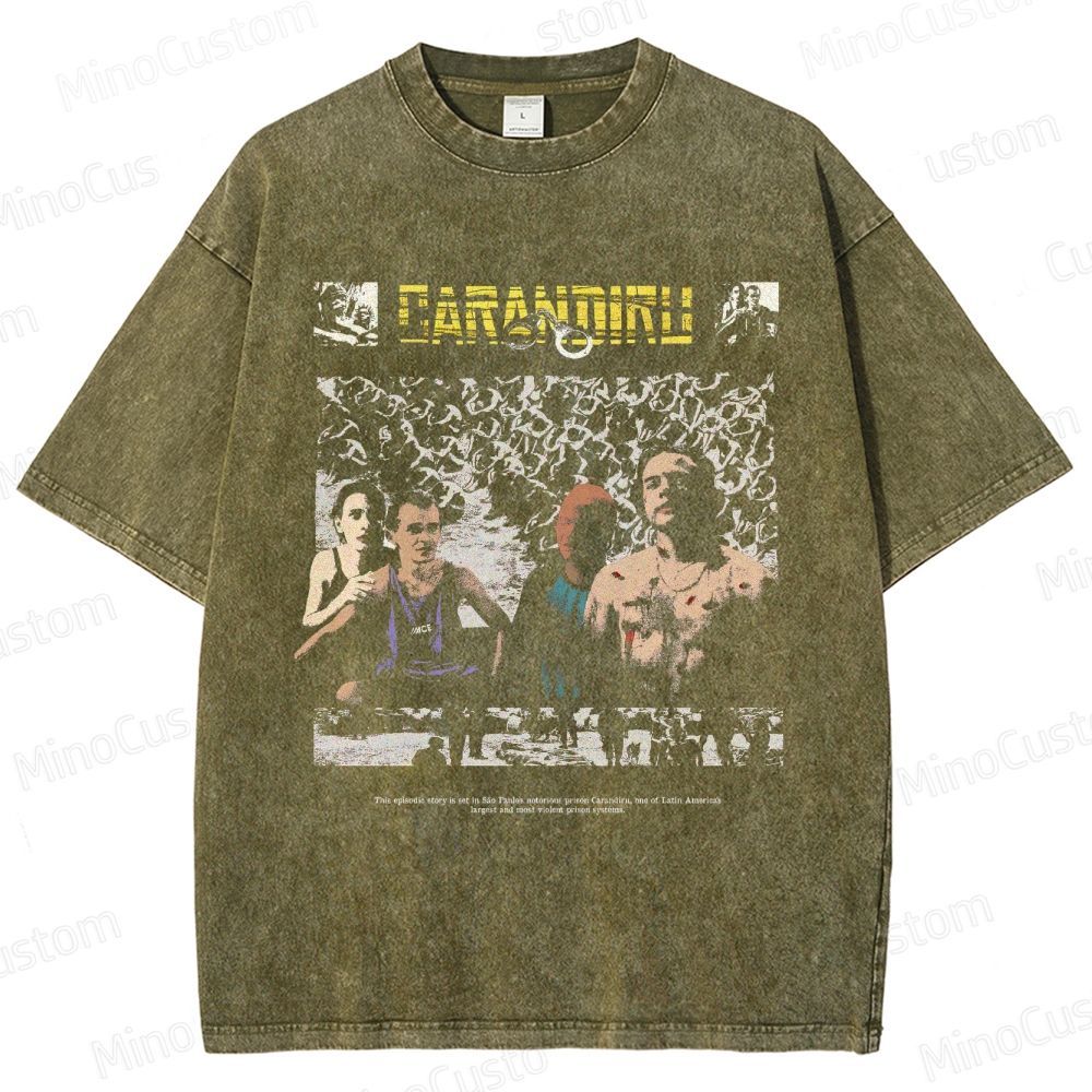Carandiru Vintage Washed Movie T - Shirt