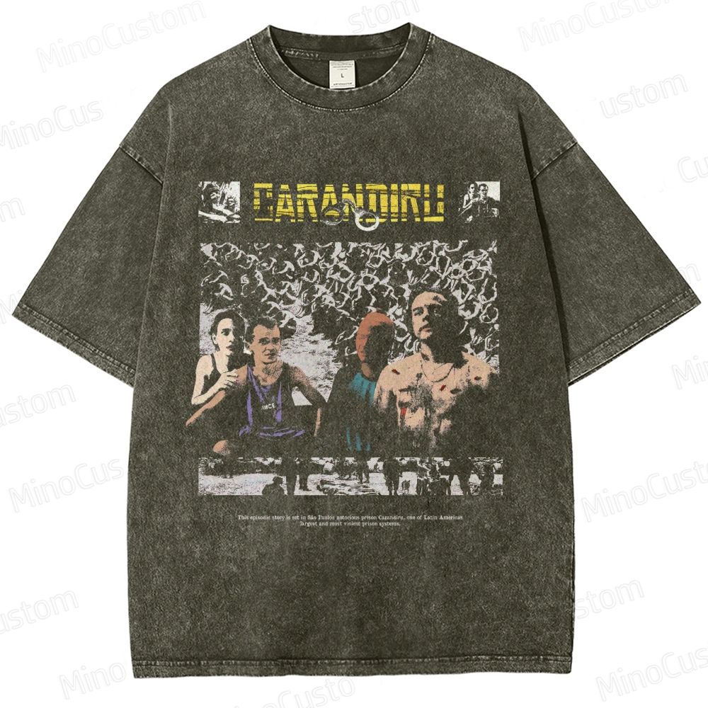 Carandiru Vintage Washed Movie T - Shirt