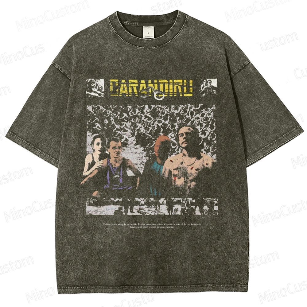 Carandiru Vintage Washed Movie T - Shirt