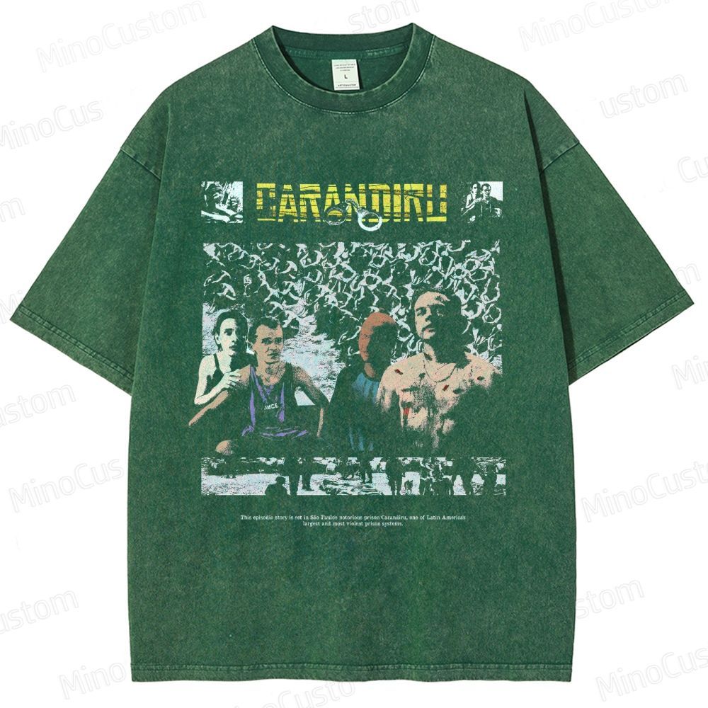 Carandiru Vintage Washed Movie T - Shirt